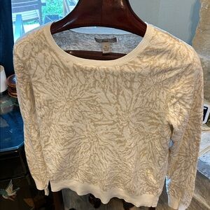 Bass Cream and White Women's Sweater